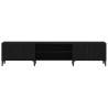 Meuble TV Chêne noir 180 x 31,5 x 40 cm Bois d'ingénierie 618432618432