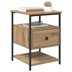 Cabinet de chevet 2 pc Chêne artisanal 40 x 42 x 56 cm 618433618433