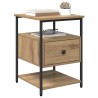 Cabinet de chevet 2 pc Chêne artisanal 40 x 42 x 56 cm 618433618433