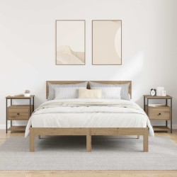 Cabinet de chevet 2 pc Chêne artisanal 40 x 42 x 56 cm 618433618433