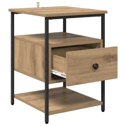 Cabinet de chevet 2 pc Chêne artisanal 40 x 42 x 56 cm 618433618433