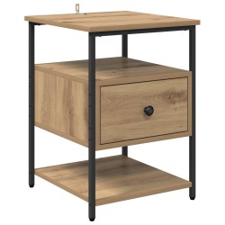 Cabinet de chevet 2 pc Chêne artisanal 40 x 42 x 56 cm 618433618433
