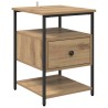 Cabinet de chevet 2 pc Chêne artisanal 40 x 42 x 56 cm 618433618433