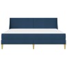 Cadre de lit avec matelas Bleu 180 x 200 cm Polyester 618436618436