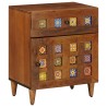 Cabinet de chevet Marron 50 x 33 x 60 cm Bois de mangue massif 618437618437
