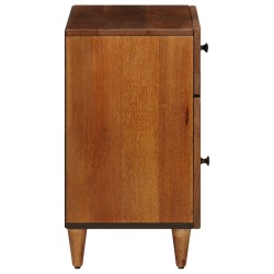 Cabinet de chevet Marron 50 x 33 x 60 cm Bois de mangue massif 618437618437