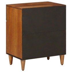 Cabinet de chevet Marron 50 x 33 x 60 cm Bois de mangue massif 618437618437
