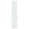Ensemble de Meubles 2 pcs Blanc brillant 66 x 34,5 x 87 cm 618441618441