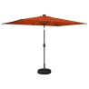 Parasol de jardin avec lumières LED et base 200 x 300 cm 618443618443