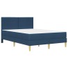 Cadre de lit Bleu 120 x 200 cm Polyester 618446618446