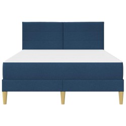 Cadre de lit Bleu 120 x 200 cm Polyester 618446618446