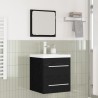 Ensemble de mobilier de salle de bain 2 pcs Chêne noir 618448618448