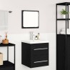 Ensemble de mobilier de salle de bain 2 pcs Chêne noir 618448618448