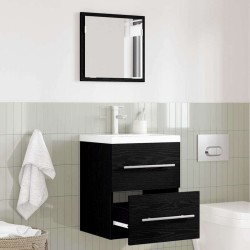 Ensemble de mobilier de salle de bain Noir 41 x 38,5 x 48 cm 618449618449