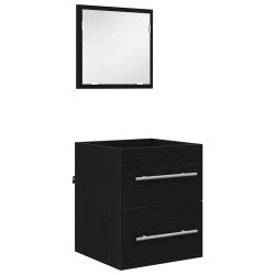 Ensemble de mobilier de salle de bain Noir 41 x 38,5 x 48 cm 618449618449