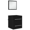 Ensemble de mobilier de salle de bain Noir 41 x 38,5 x 48 cm 618449618449