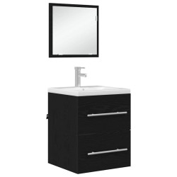 Ensemble de mobilier de salle de bain Noir 41 x 38,5 x 48 cm 618449618449