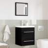 Ensemble de mobilier de salle de bain Noir 41 x 38,5 x 48 cm 618449618449