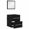 Ensemble de mobilier de salle de bain Noir 41 x 38,5 x 48 cm 618449618449