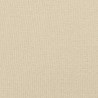 Canapé à 3 places avec repose-pieds Crème 180 cm Tissu 618451618451