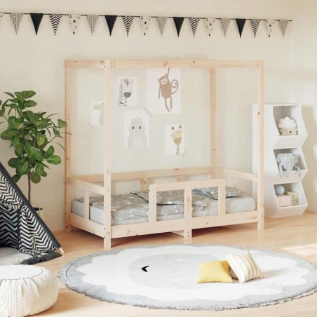 Cadre de lit pour enfant 70x140 cm bois de pin massif 618453618453