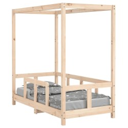 Cadre de lit pour enfant 70x140 cm bois de pin massif 618453618453