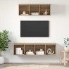 Ensemble meuble TV 2 pcs Chêne artisanal Bois d'ingénierie 618454618454