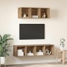 Ensemble meuble TV 2 pcs Chêne artisanal Bois d'ingénierie 618454618454