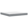 Cadre de lit Gris clair 200 x 200 cm Polyester 618457618457
