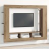 Meuble TV 152 x 22 x 113 cm chêne artisanal Bois d'ingénierie 618461618461