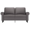 Canapé à 2 places Gris 120 cm Similicuir 618462618462