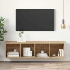 Ensemble meuble TV 37 x 37 x 142,5 cm Chêne artisanal 618464618464