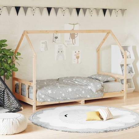 Cadre de lit pour enfants 90x200 cm bois de pin massif 618467618467