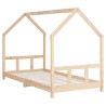 Cadre de lit pour enfants 90x200 cm bois de pin massif 618467618467