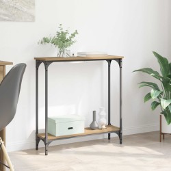 Table console Chêne artisanal 75 x 22,5 x 75 cm 618470618470