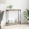 Table console Chêne artisanal 75 x 22,5 x 75 cm 618470618470