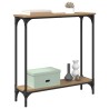 Table console Chêne artisanal 75 x 22,5 x 75 cm 618470618470