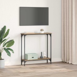 Table console Chêne artisanal 75 x 22,5 x 75 cm 618470618470
