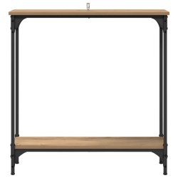Table console Chêne artisanal 75 x 22,5 x 75 cm 618470618470