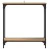 Table console Chêne artisanal 75 x 22,5 x 75 cm 618470618470