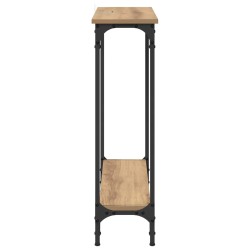 Table console Chêne artisanal 75 x 22,5 x 75 cm 618470618470