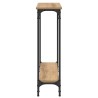 Table console Chêne artisanal 75 x 22,5 x 75 cm 618470618470