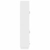 Ensemble de Meubles 2 pcs Blanc brillant Bois d'ingénierie 618472618472