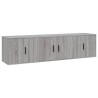 Ensemble de meubles TV 3 pcs Sonoma gris Bois d'ingénierie 618474618474