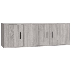 Ensemble de meubles TV 2 pcs Sonoma gris Bois d'ingénierie 618475618475