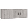 Ensemble de meubles TV 2 pcs Sonoma gris Bois d'ingénierie 618475618475