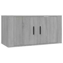 Ensemble de meubles TV 2 pcs Sonoma gris Bois d'ingénierie 618475618475