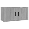 Ensemble de meubles TV 2 pcs Sonoma gris Bois d'ingénierie 618475618475