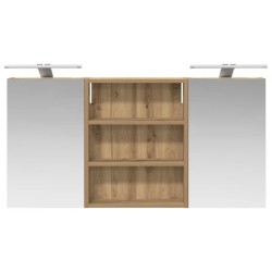 Ensemble de Meubles de Salle de Bain 3 pc 100 x 10,5 x 50 cm 618476618476