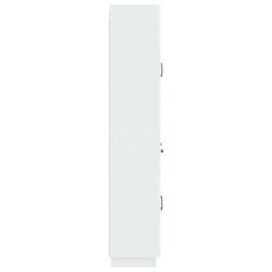 Ensemble de Meubles 2 pcs Blanc brillant Bois d'ingénierie 618477618477